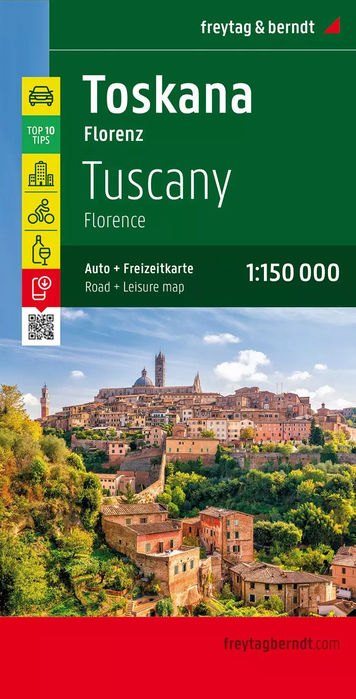 Toscana,  Florența harta (Freytag)