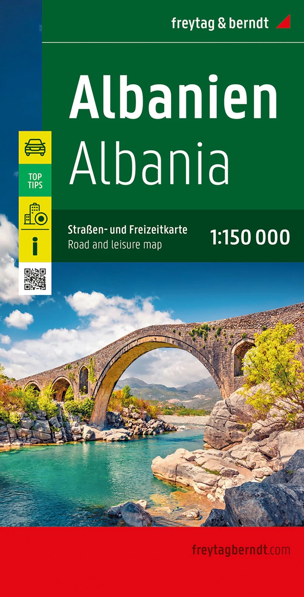 Albania harta 1:150 000 - Freytag