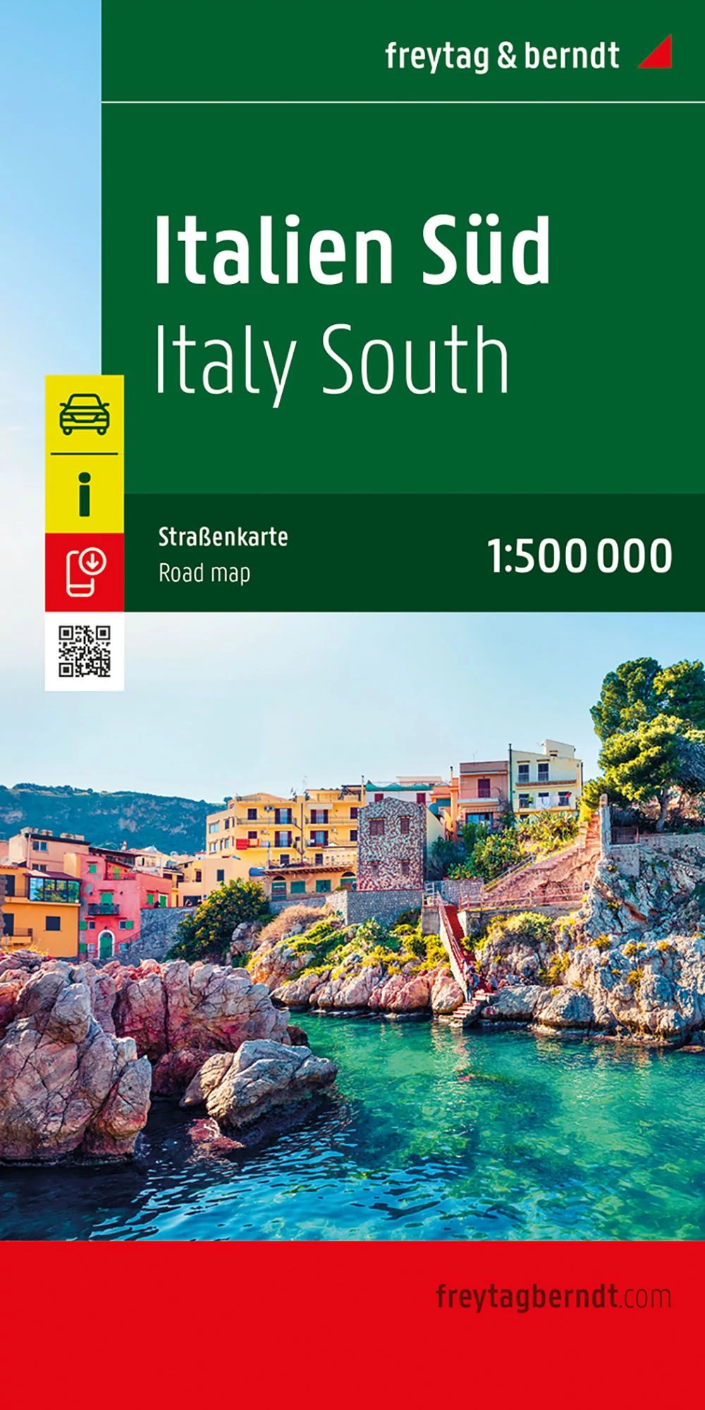 Italia Sud harta (Freytag)