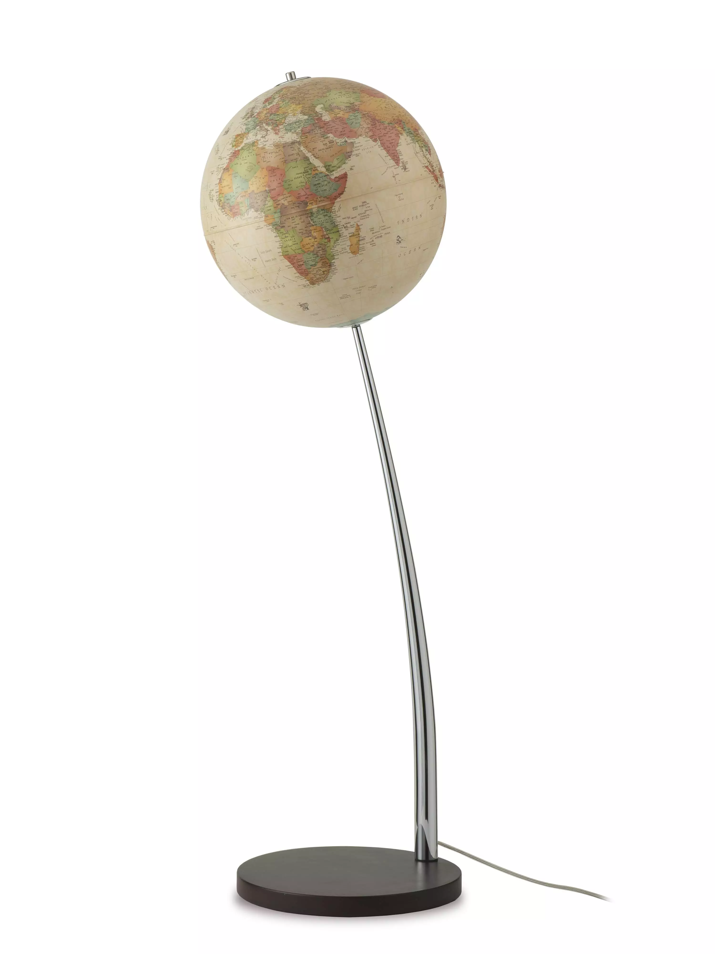 Glob pamantesc VERTIGO ANTIQUE, 37 cm - iluminat, National Geographic (limba engleză)