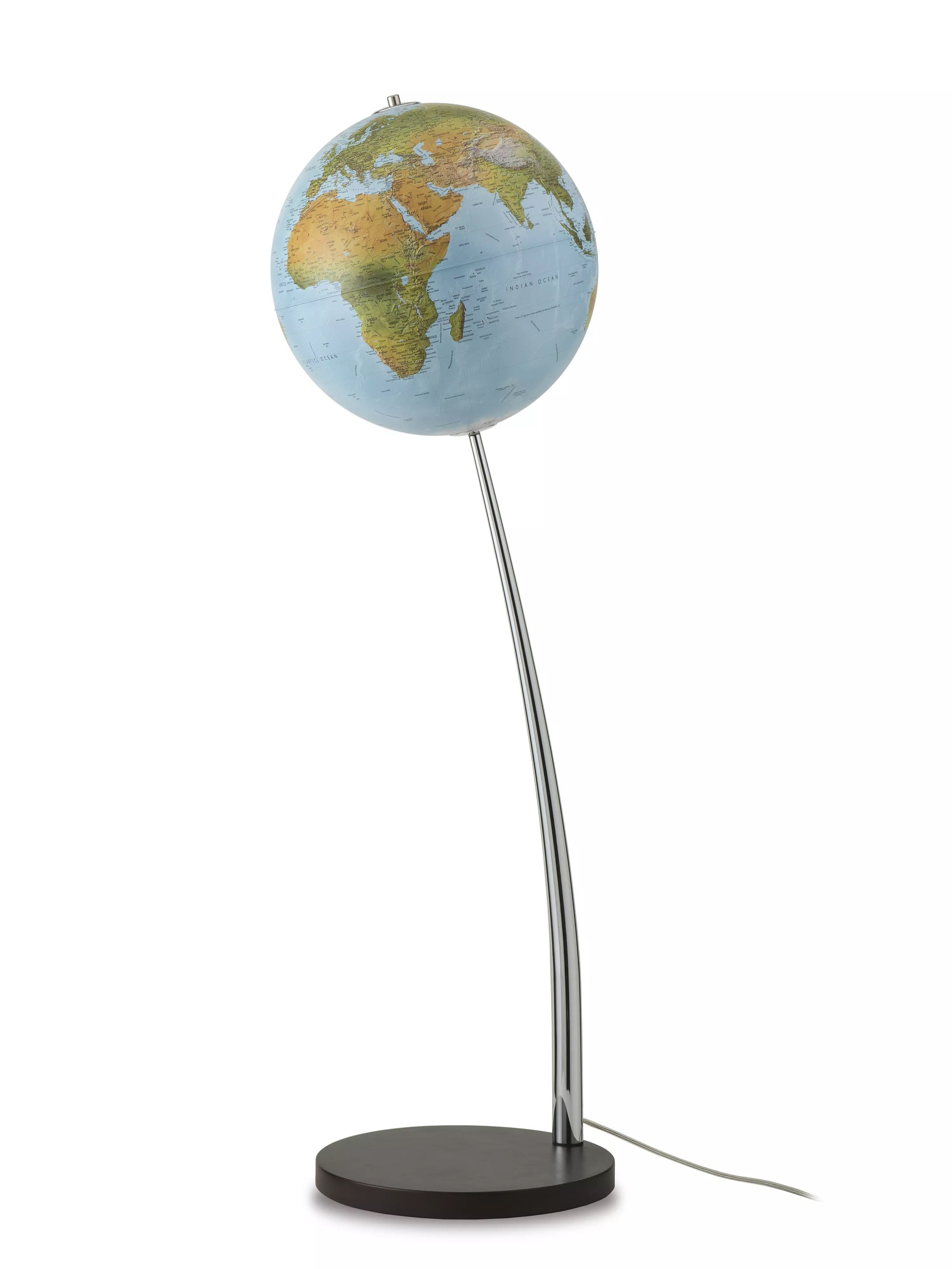 Glob pamantesc VERTIGO BLUE, 37 cm - iluminat, National Geographic (limba engleză)