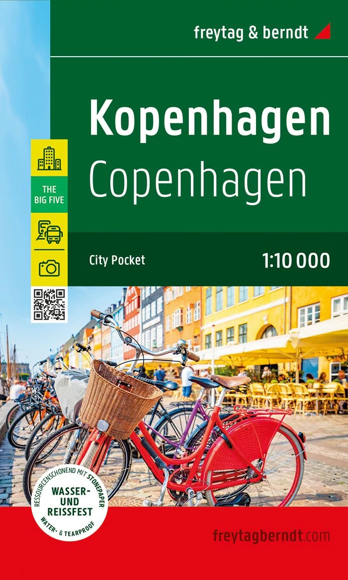 Copenhaga City Pocket harta orașului (Freytag)