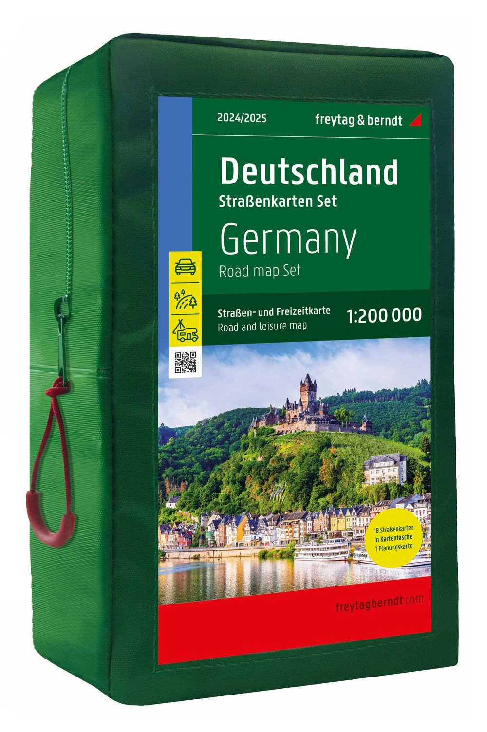 Germania - set 10 hărți, 1:200 000 - Freytag