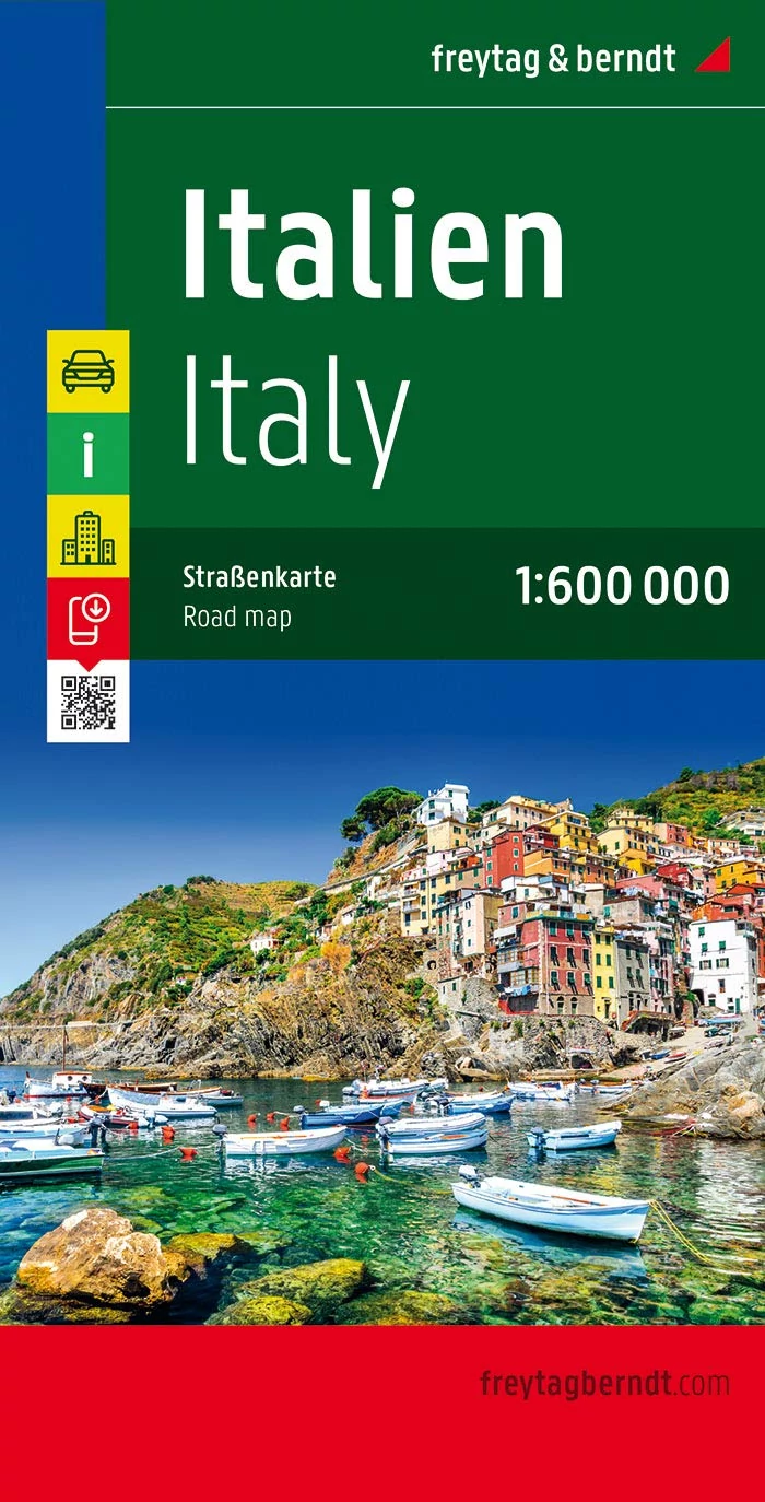 Italia harta rutieră (Freytag)