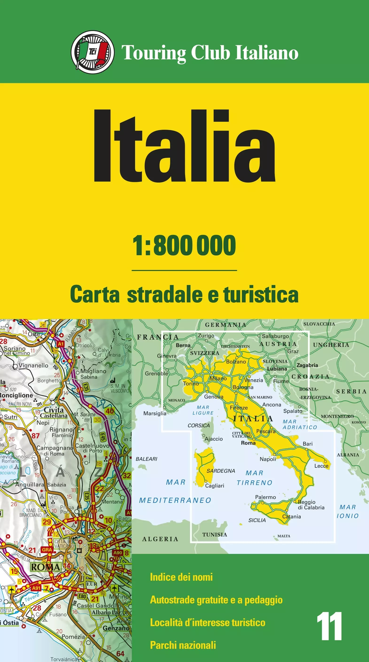 Italia harta - TCI