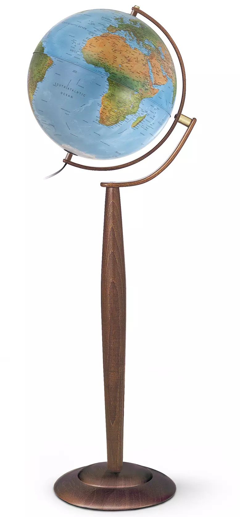 Glob pamantesc Sylvia Blue, 37 cm - iluminat, duo, National Geographic (limba engleza)