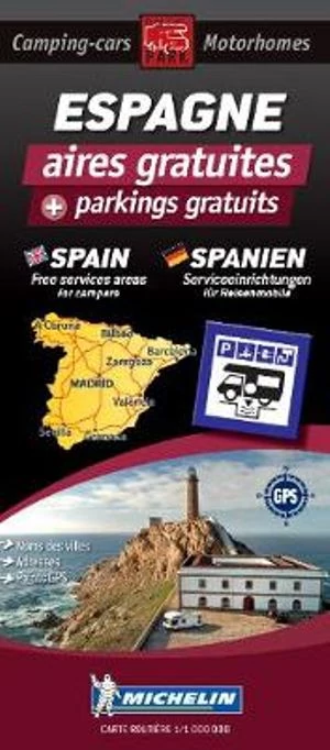 Spania harta camping - Michelin 40923