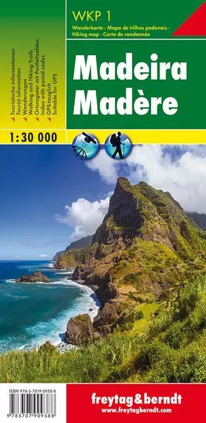WKP 1 Madeira harta turistică, 1:30 000 - Freytag